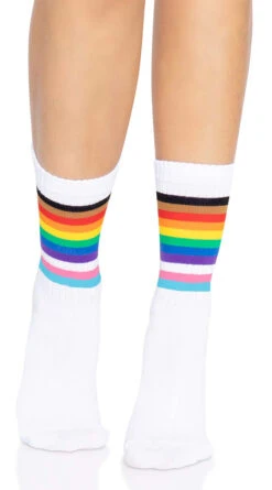 LEG AVENUE Pride Crew Socks 9 LEG AVENUE Pride Crew Socks -Playboy Store LA 3014 001 318