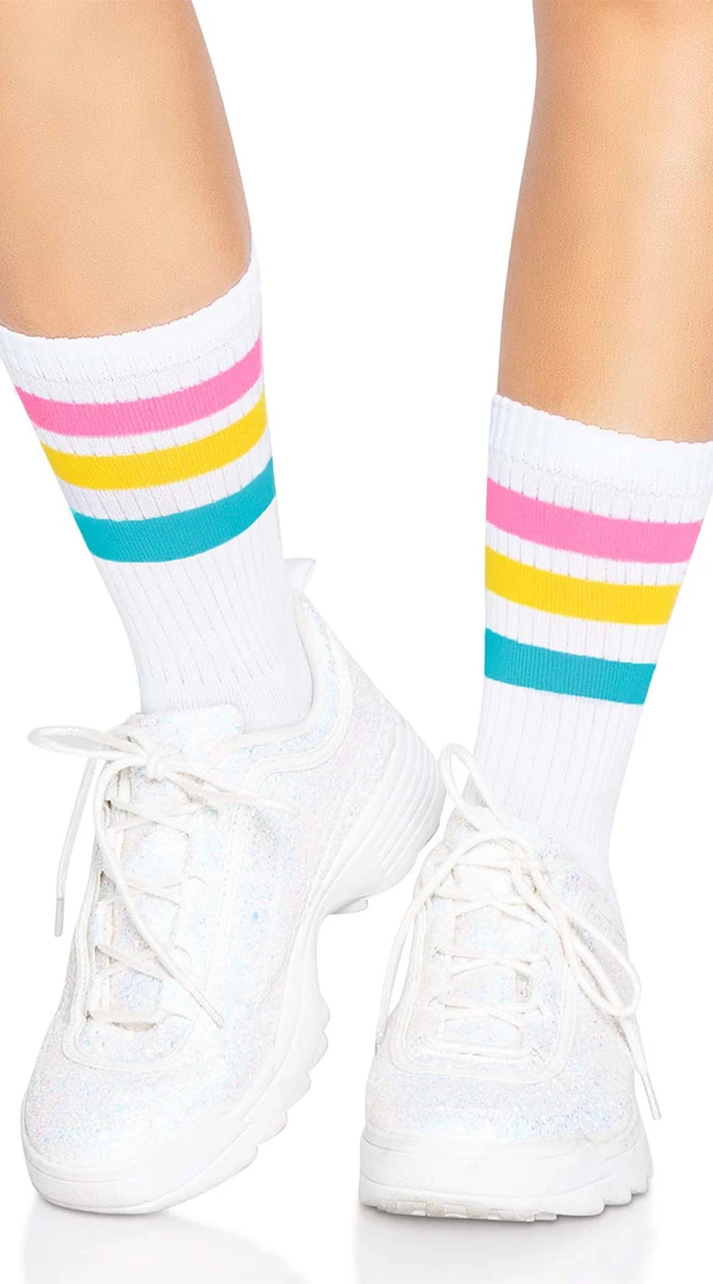 LEG AVENUE Pride Crew Socks 6 LEG AVENUE Pride Crew Socks - Image 4