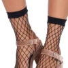 LEG AVENUE Diamond Net Anklets 2 LEG AVENUE Diamond Net Anklets -Playboy Store LA 3043 01 001