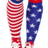 LEG AVENUE Stars & Stripes Knee High Socks 2 LEG AVENUE Stars & Stripes Knee High Socks -Playboy Store LA 5617 01 101 2020FEB18808