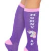 LEG AVENUE Horny AF Color Block Knee Socks