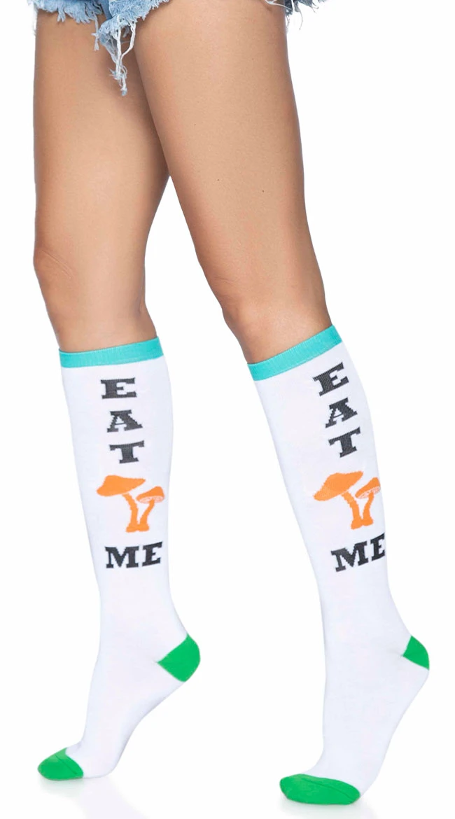 LEG AVENUE Eat Me Knee High Socks 5 LEG AVENUE Eat Me Knee High Socks - Image 3