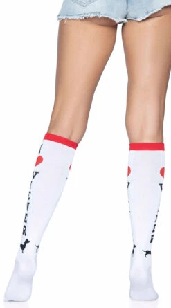 LEG AVENUE Wiener Dog Knee High Socks -Playboy Store LA 5623 07 101 2022APR47820
