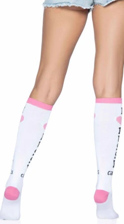 LEG AVENUE Pussycat Knee High Socks -Playboy Store LA 5624 07 050 2022APR47820