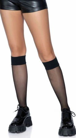 LEG AVENUE Micro Net Knee Socks