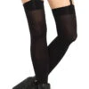 LEG AVENUE Opaque Thigh Highs With Garter Straps 2 LEG AVENUE Opaque Thigh Highs With Garter Straps -Playboy Store LA 6338 03 2017JanLingerie