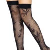 LEG AVENUE Marijuana Fishnet Thigh High Stockings 2 LEG AVENUE Marijuana Fishnet Thigh High Stockings -Playboy Store LA 6642 04 001