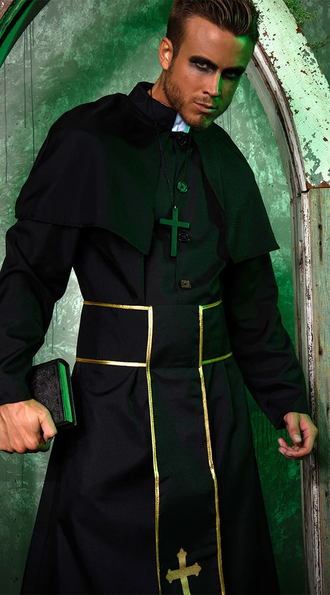 LEG AVENUE Men's Heavenly Priest Costume 5 LEG AVENUE Men's Heavenly Priest Costume - Image 3