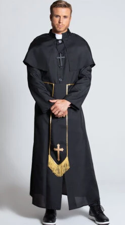 LEG AVENUE Men's Heavenly Priest Costume 15 LEG AVENUE Men's Heavenly Priest Costume -Playboy Store LA 85334 PRIEST PS09032019 HALLOWEEN 1