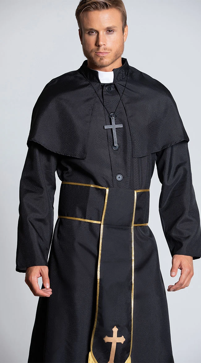 LEG AVENUE Men's Heavenly Priest Costume 9 LEG AVENUE Men's Heavenly Priest Costume - Image 7