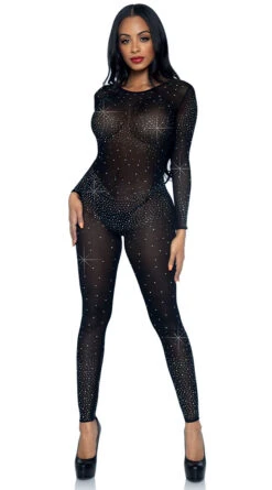 LEG AVENUE Bling It On Catsuit