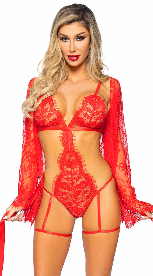 LEG AVENUE Power Play Teddy Set 13 LEG AVENUE Power Play Teddy Set - Image 11