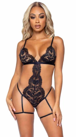 LEG AVENUE Power Play Teddy Set 23 LEG AVENUE Power Play Teddy Set -Playboy Store LA 86123 006 001 2021DEC45048