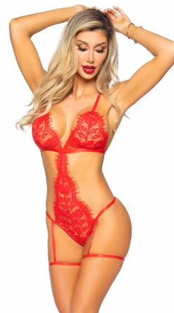 LEG AVENUE Power Play Teddy Set 22 LEG AVENUE Power Play Teddy Set -Playboy Store LA 86123 006 003 2021DEC45048