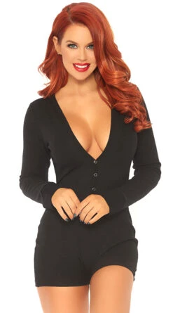 LEG AVENUE Love Me Long Johns Romper 19 LEG AVENUE Love Me Long Johns Romper -Playboy Store LA 86649 01 001 2018Holiday
