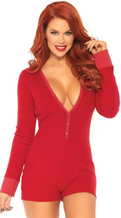 LEG AVENUE Love Me Long Johns Romper 31 LEG AVENUE Love Me Long Johns Romper -Playboy Store LA 86649 01 003 2018Holiday