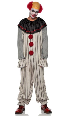 LEG AVENUE Men's Creepy Clown Costume