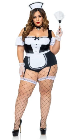 LEG AVENUE Plus Size Foxy Frenchie Costume