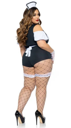 LEG AVENUE Plus Size Foxy Frenchie Costume -Playboy Store LA 87085X 02 007 2021HALLOWEN