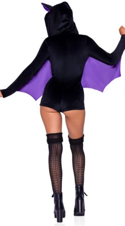 LEG AVENUE Midnight Bat Romper Costume 8 LEG AVENUE Midnight Bat Romper Costume -Playboy Store LA 87132 02 039 2022MAY48084