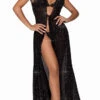 LEG AVENUE Long Iridescent Rhinestone Robe -Playboy Store LA 88014 01 001 2022APR47820