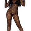 LEG AVENUE Gloved Leopard Net Bodystocking 2 LEG AVENUE Gloved Leopard Net Bodystocking -Playboy Store LA 89891 03 001 2022MAY48084