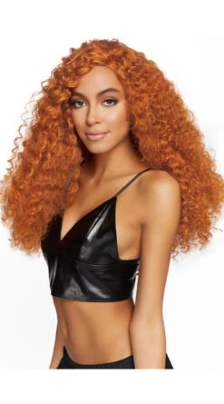LEG AVENUE Long Kinky Curl Wig