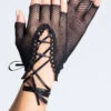 MUSIC LEGS Lace Up Gloves 2 MUSIC LEGS Lace Up Gloves -Playboy Store ML 413 GLOVES PS08022019 8