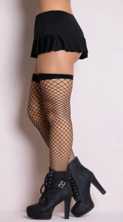 MUSIC LEGS Diamond Net Thigh Highs -Playboy Store ML 4930 BLK 2 PS08292018