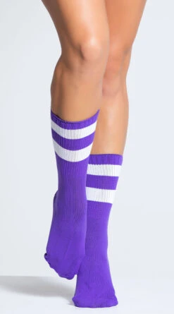 MUSIC LEGS Striped Ankle Socks -Playboy Store ML 526 SOLID PURPLE PS08022019 2
