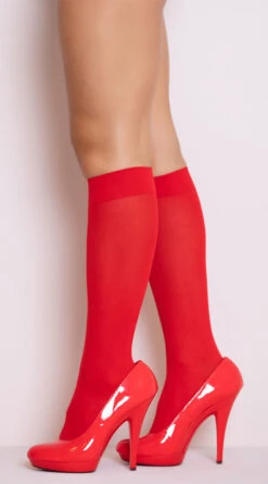 MUSIC LEGS Opaque Knee Highs 16 MUSIC LEGS Opaque Knee Highs -Playboy Store ML 5747 16 PS08072018