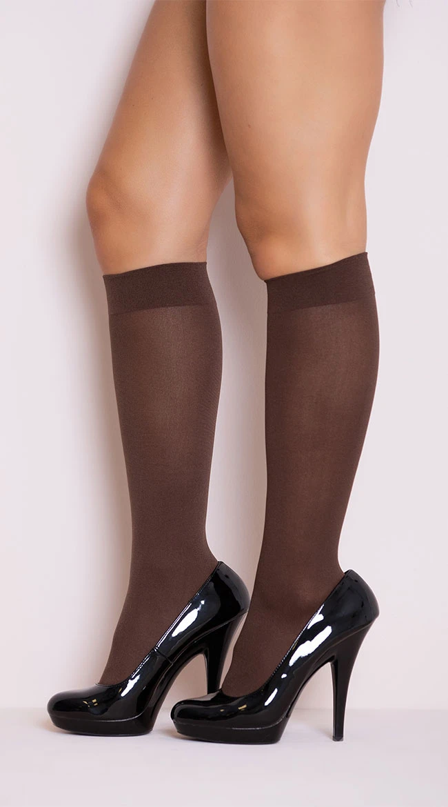 MUSIC LEGS Opaque Knee Highs 7 MUSIC LEGS Opaque Knee Highs - Image 5
