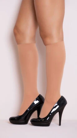 MUSIC LEGS Opaque Knee Highs 15 MUSIC LEGS Opaque Knee Highs -Playboy Store ML 5747 2 PS08072018
