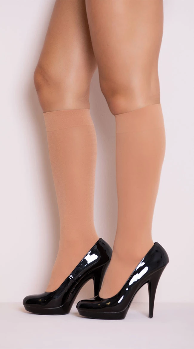 MUSIC LEGS Opaque Knee Highs 8 MUSIC LEGS Opaque Knee Highs - Image 6