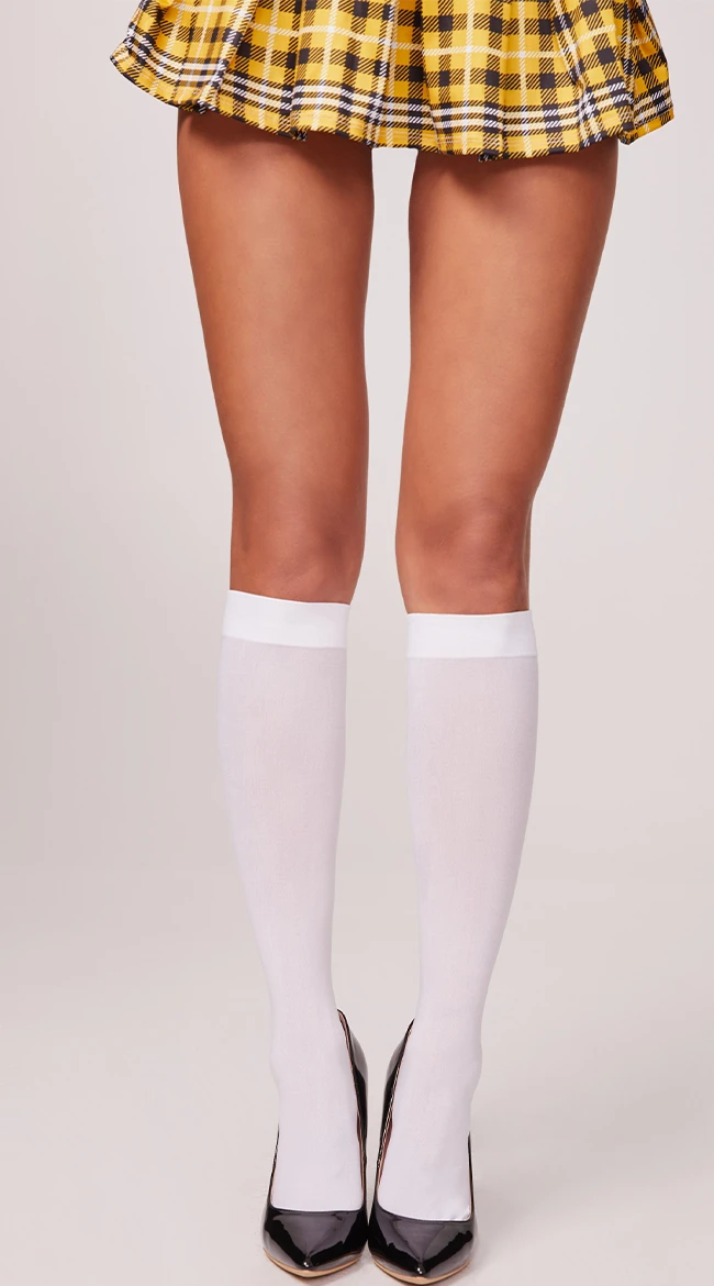MUSIC LEGS Opaque Knee Highs 6 MUSIC LEGS Opaque Knee Highs - Image 4