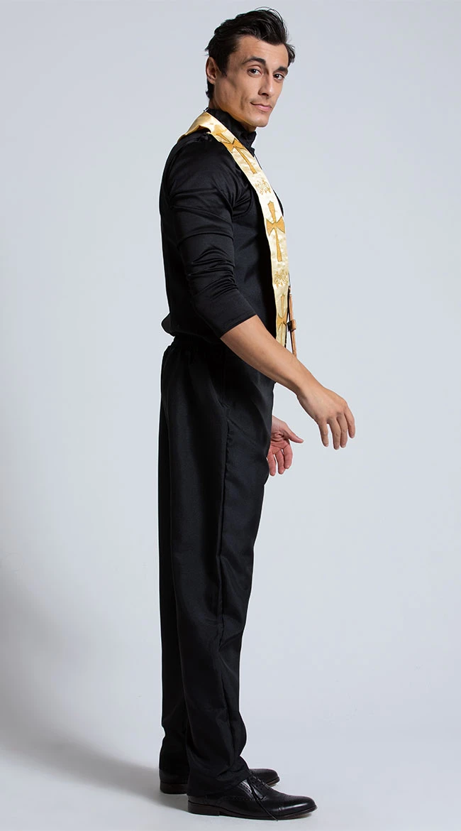 MUSIC LEGS Men's Priest Costume 5 MUSIC LEGS Men's Priest Costume - Image 3