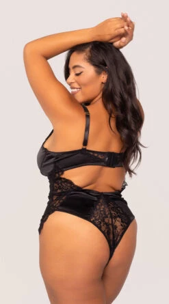 Plus Size Keep A Low Profile Teddy 19 Plus Size Keep A Low Profile Teddy -Playboy Store OL 51 11443X BLACK YANDY PDP PS10052022 63