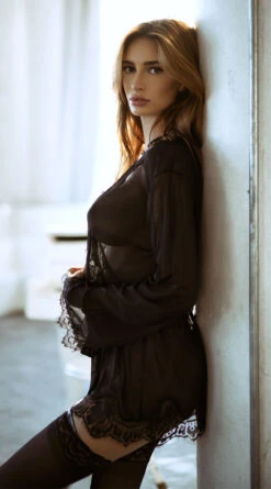 Yandy Eyelash Lace Robe Set 28 Yandy Eyelash Lace Robe Set -Playboy Store OL 94 11136 BLACK LIBBY DSP08302019 5