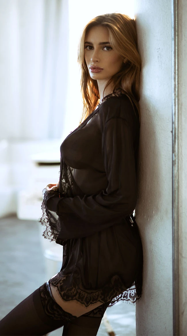 Yandy Eyelash Lace Robe Set 13 Yandy Eyelash Lace Robe Set - Image 11