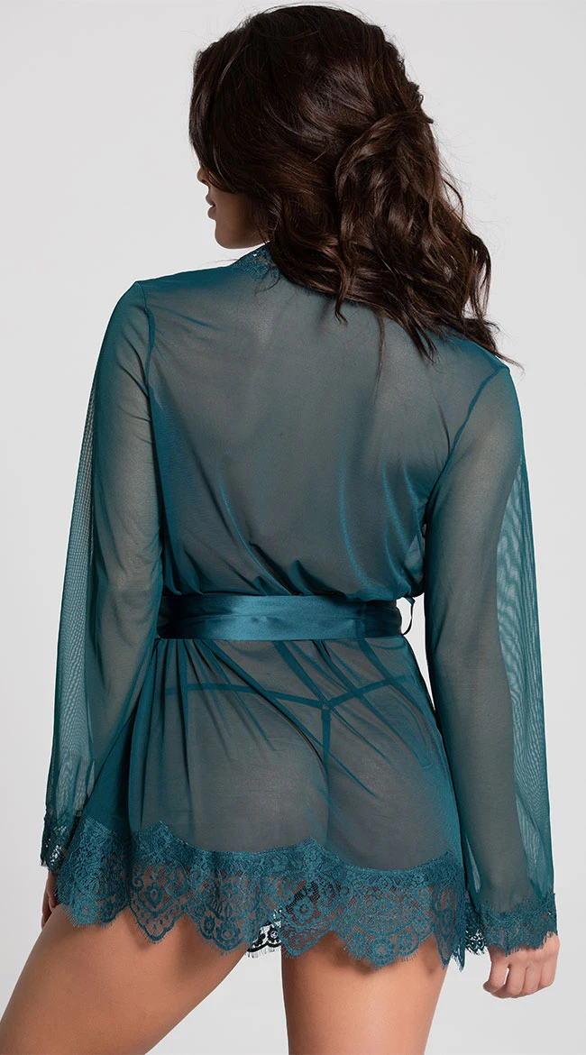 Yandy Eyelash Lace Robe Set 14 Yandy Eyelash Lace Robe Set - Image 12