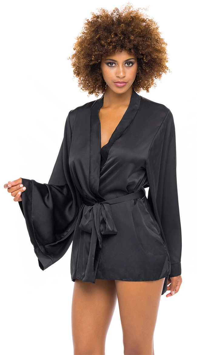 Hidden Feelings Satin Robe 8 Hidden Feelings Satin Robe - Image 6