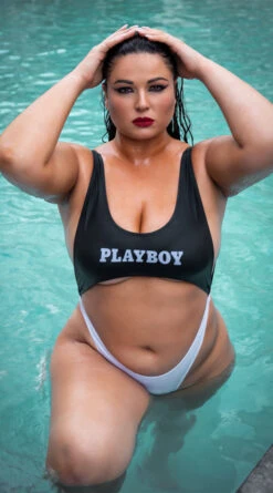 Playboy Plus Size Easy Like 80's One Piece 18 Playboy Plus Size Easy Like 80's One Piece -Playboy Store PB 4187X 3 EDS YANDY PS03182021