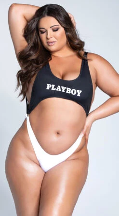 Playboy Plus Size Easy Like 80's One Piece 19 Playboy Plus Size Easy Like 80's One Piece -Playboy Store PB 4187X 5 YANDY PS03242021