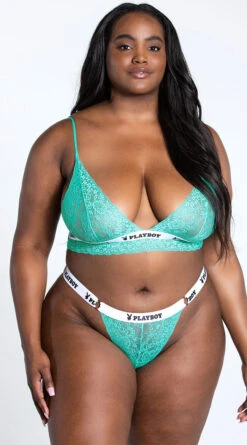Playboy Plus Size Pleasure Seeker Bra Set 41 Playboy Plus Size Pleasure Seeker Bra Set -Playboy Store PB EY4181X TEAL edit 2 YANDY PS06282021