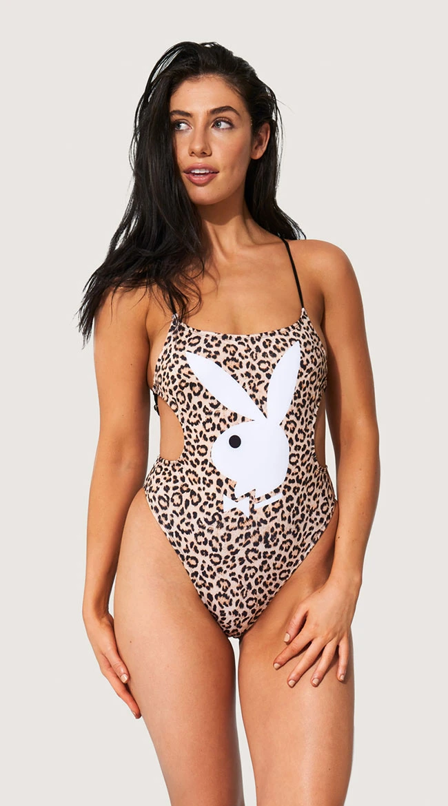 Playboy Leopard Vibes One Piece Swimsuit 4 Playboy Leopard Vibes One Piece Swimsuit - Image 2