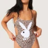 Playboy Leopard Vibes One Piece Swimsuit 1 Playboy Leopard Vibes One Piece Swimsuit -Playboy Store PB EY4339 MULTI F 2 2022JUNE48744