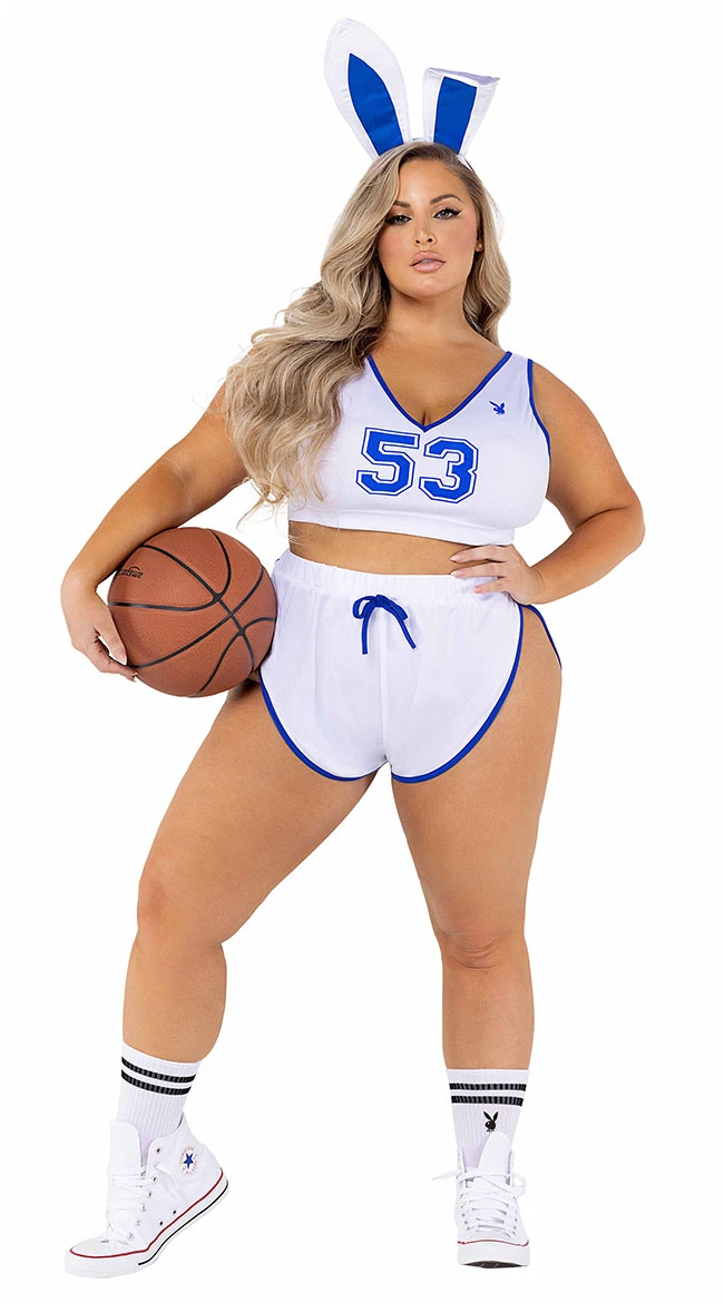 Playboy Plus Size Sport Bunny Costume 3 Playboy Plus Size Sport Bunny Costume