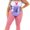 Playboy Plus Size Workout Bunny Costume 2 Playboy Plus Size Workout Bunny Costume -Playboy Store PB PB126X 2021SEP40593