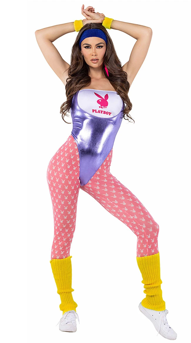 Playboy Workout Bunny Costume 3 Playboy Workout Bunny Costume