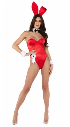 Elegant Playboy Bunny Costume 21 Elegant Playboy Bunny Costume -Playboy Store PB PB127 Red 2021SEP40593